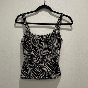 Pre owned zebra print top